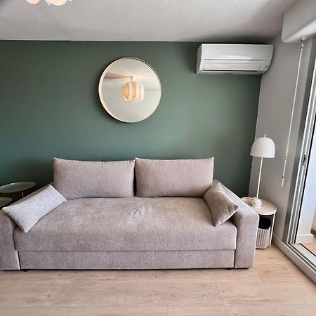 Studio Vue Mer Avec Piscine Et Terrain De Tennis Sausset-les-Pins Extérieur photo