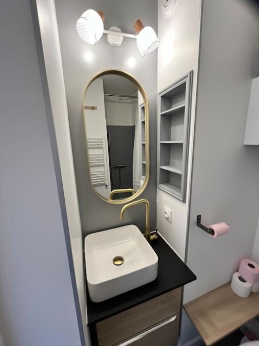 Studio Vue Mer Avec Piscine Et Terrain De Tennis Sausset-les-Pins Extérieur photo